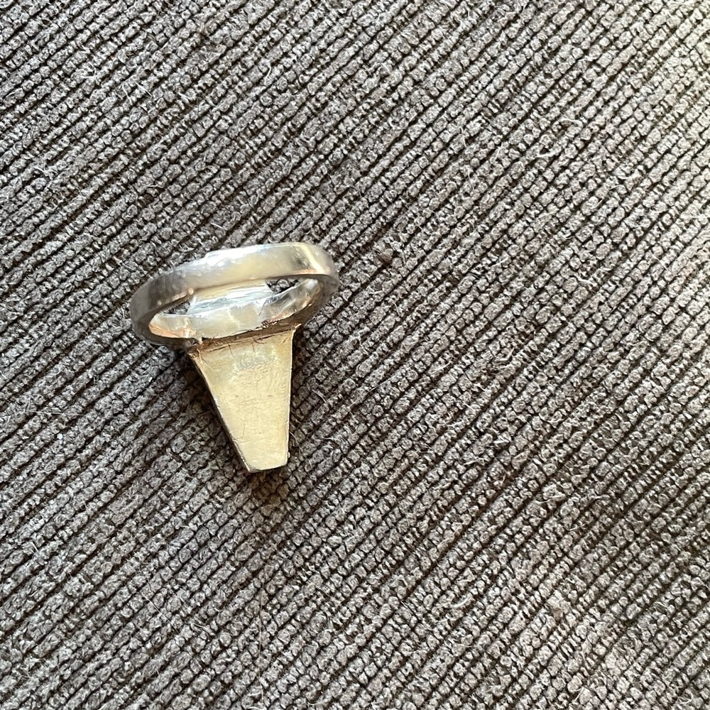 Sterling coffin ring - Picture 3 of 3